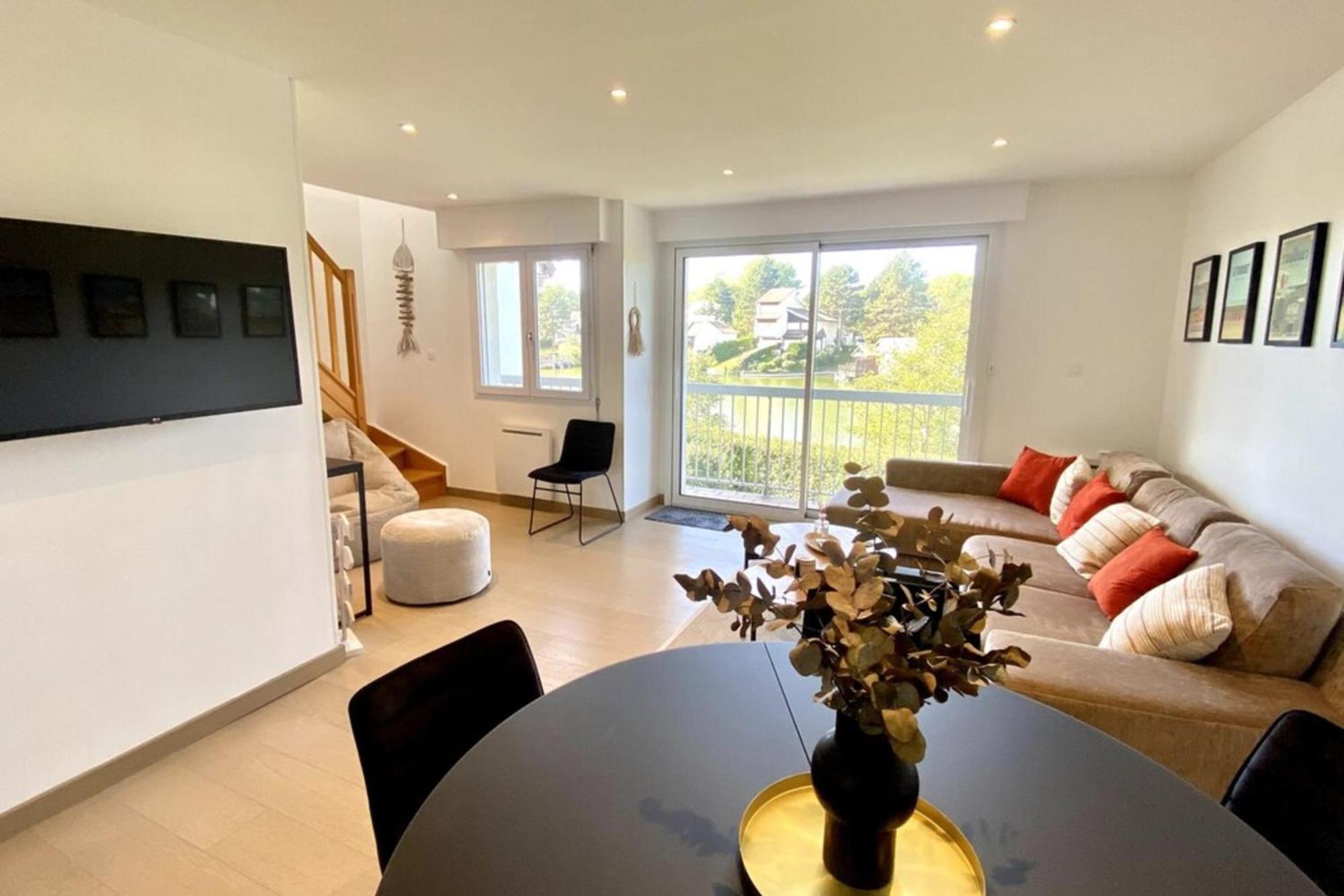 Superb Duplex With Lake View For 6 People Le Touquet Екстер'єр фото